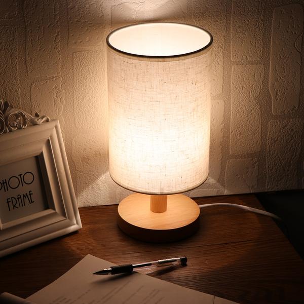 Nature Linen Shade Table Lamp