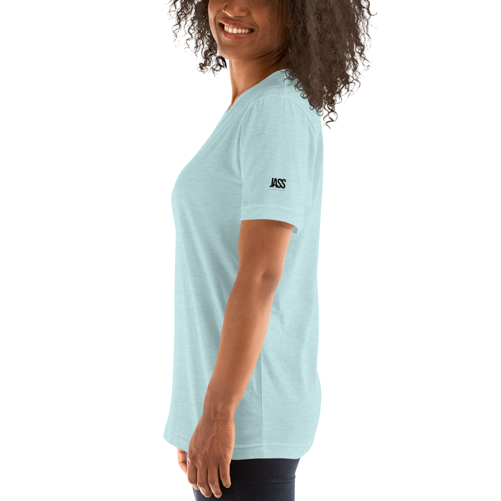 JASS London Minimal Logo T-Shirt | White, Cream, Blue, Yellow
