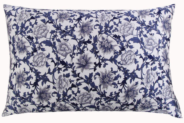 Floral Pattern Mulberry Silk Pillowcase