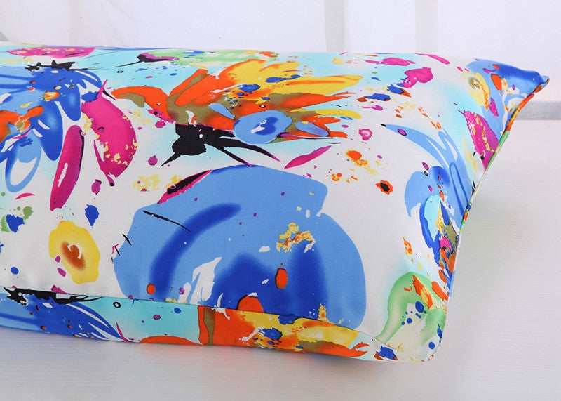 Floral Pattern Mulberry Silk Pillowcase