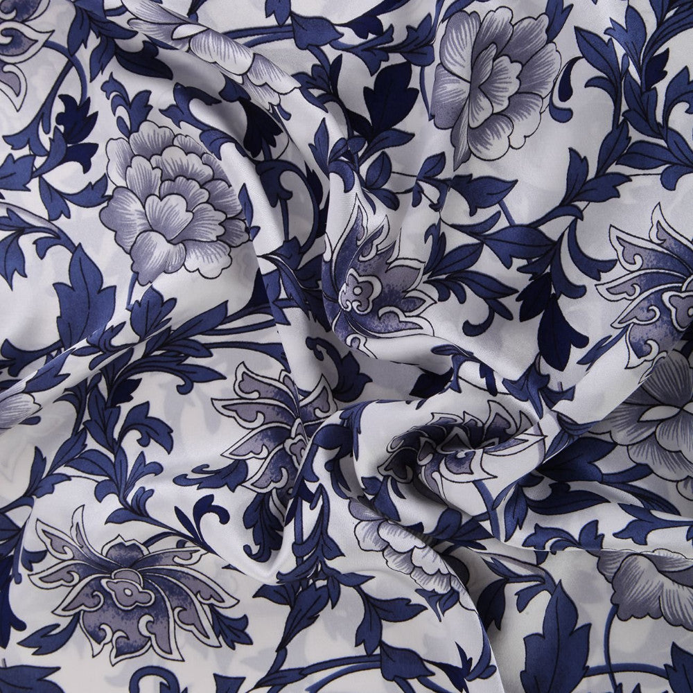 Floral Pattern Mulberry Silk Pillowcase