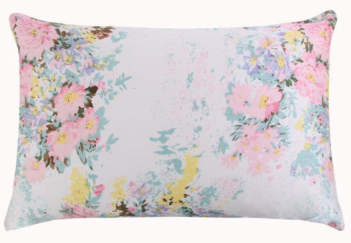 Floral Pattern Mulberry Silk Pillowcase