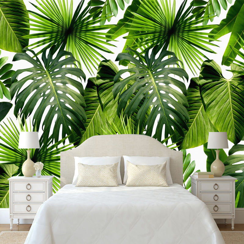 3D Rainforest Banana Leaves Wall Mural (SqM)