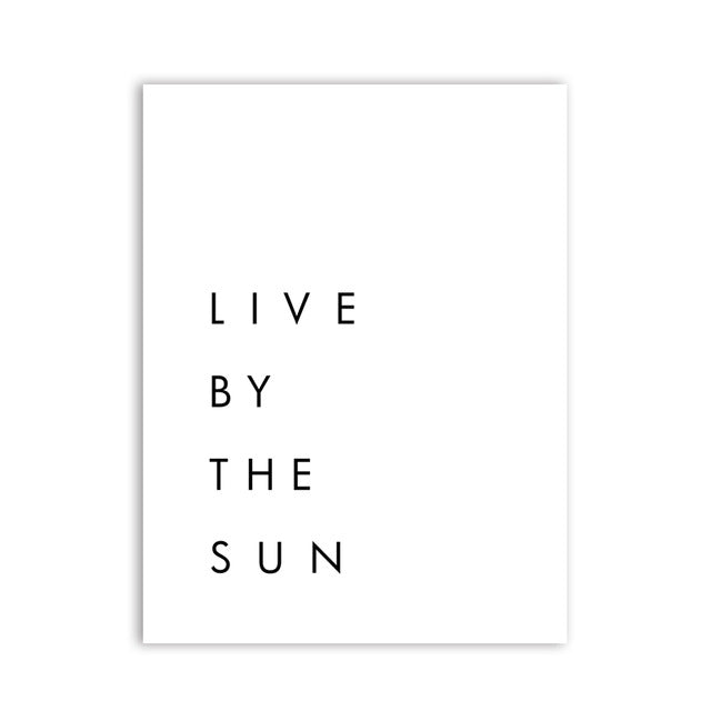 Live by the Sun. Love by the Moon.