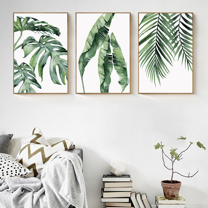 Tropical Palm Leaves Wall Art