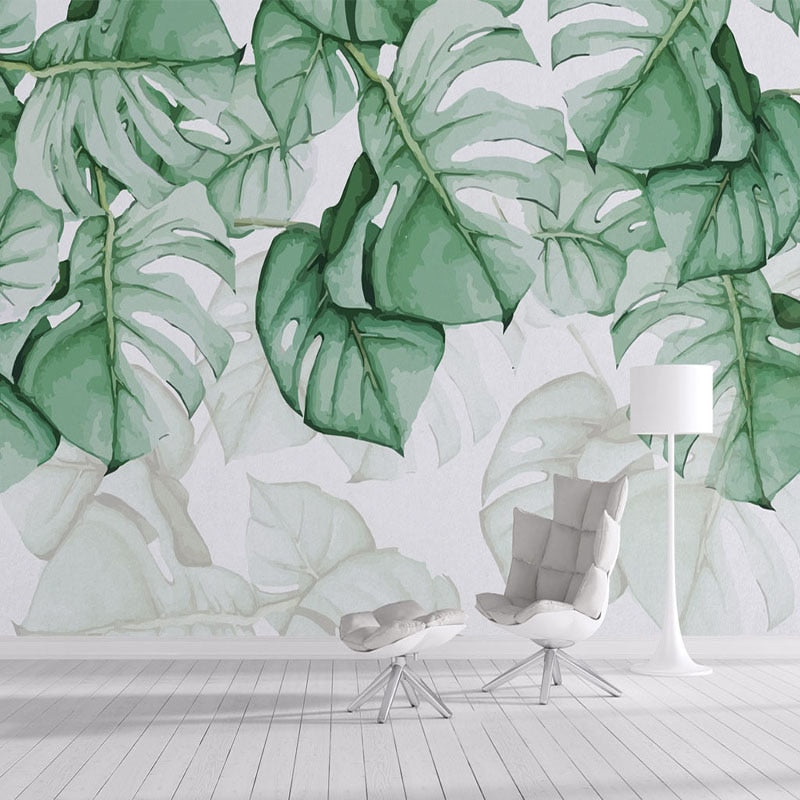 3D Aquarelle Rainforest Morning Wallpaper (SqM)