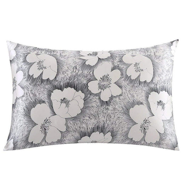 Floral Pattern Mulberry Silk Pillowcase