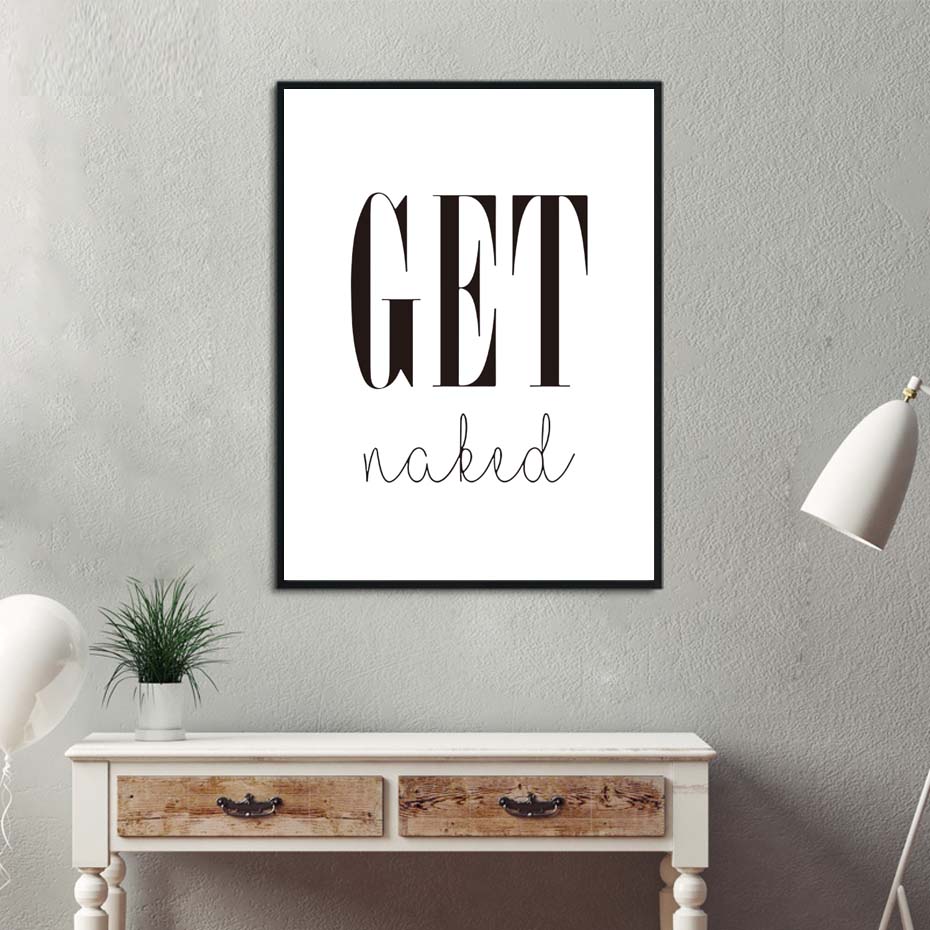 Get Naked Wall Art Decor