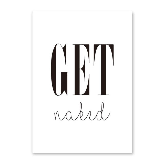 Get Naked Wall Art Decor