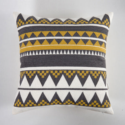 Geometric Embroidered Cushion Covers