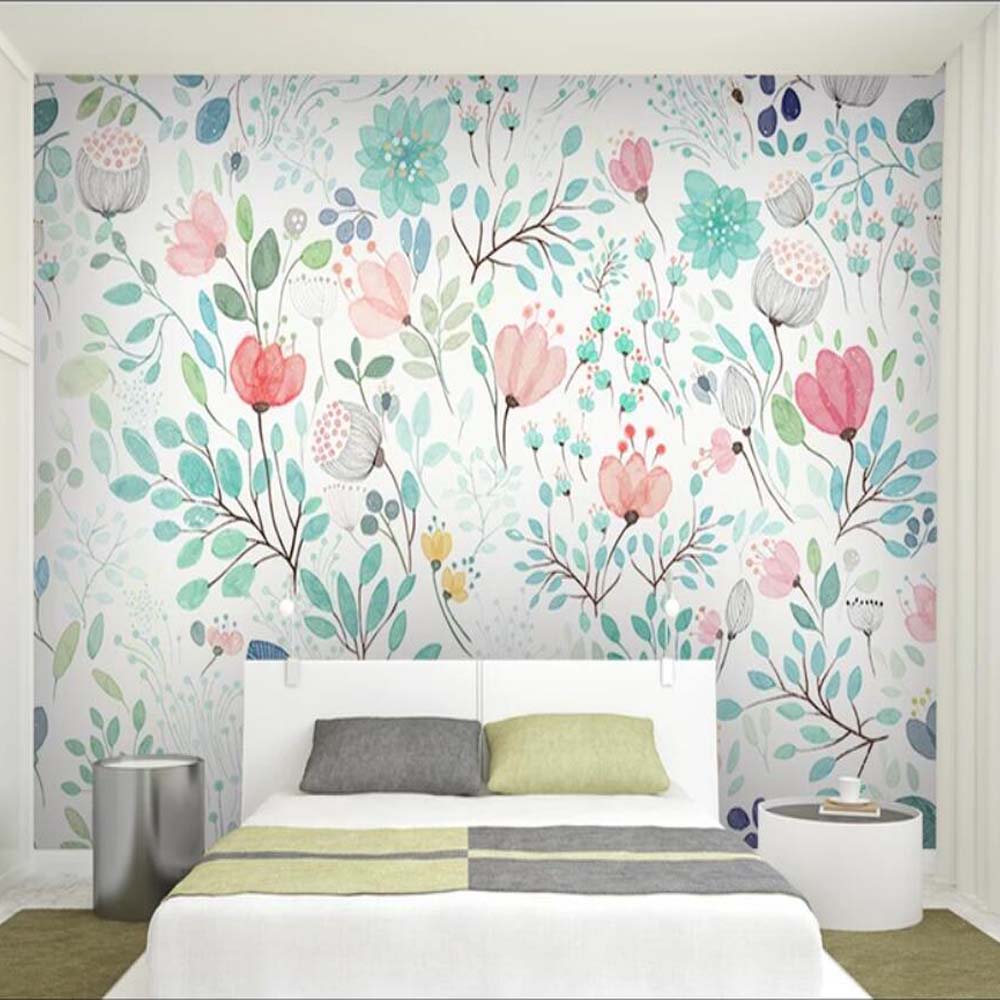 Botanical Tale Floral Wall Mural (SqM)