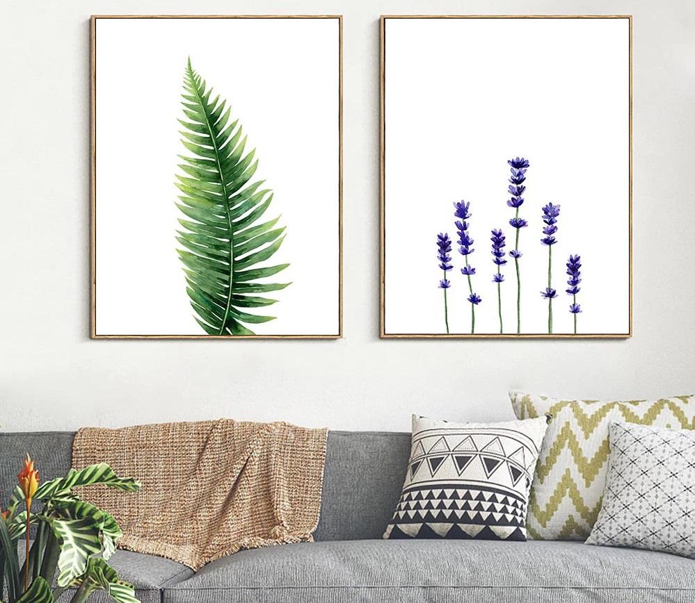 Lavender Minimalist Canvas Print