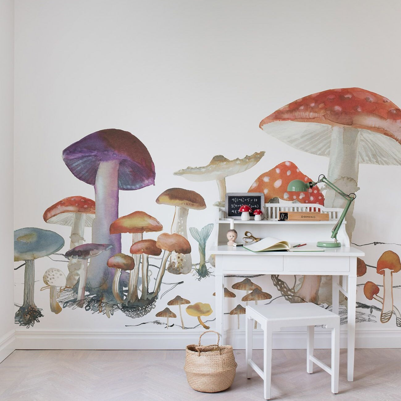 Mushroom Wonder Mural Wallpaper (SqM)