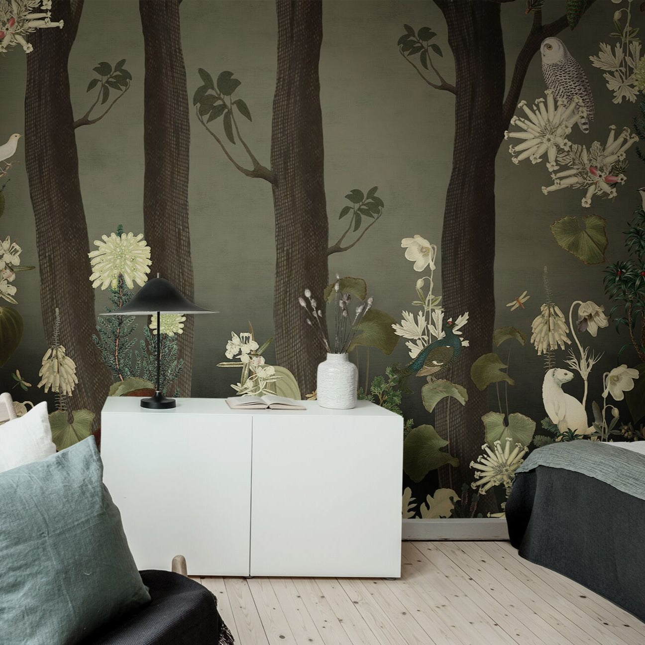 Rabbit Hole Moss Mural Wallpaper (SqM)