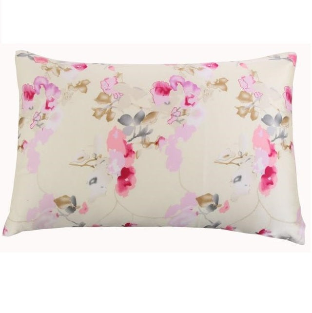 Spring Blossoms Mulberry Silk Pillowcase