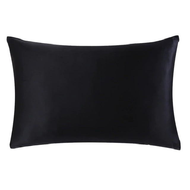 Black Mulberry Silk Pillowcase