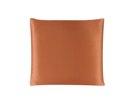 Orange Natural Silk Cushion Cover