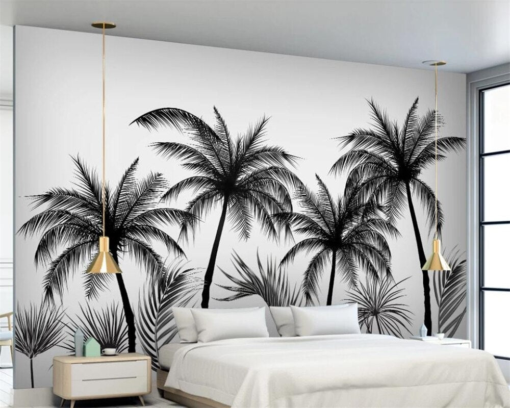 Palms Shadow Mural Wallpaper (SqM)