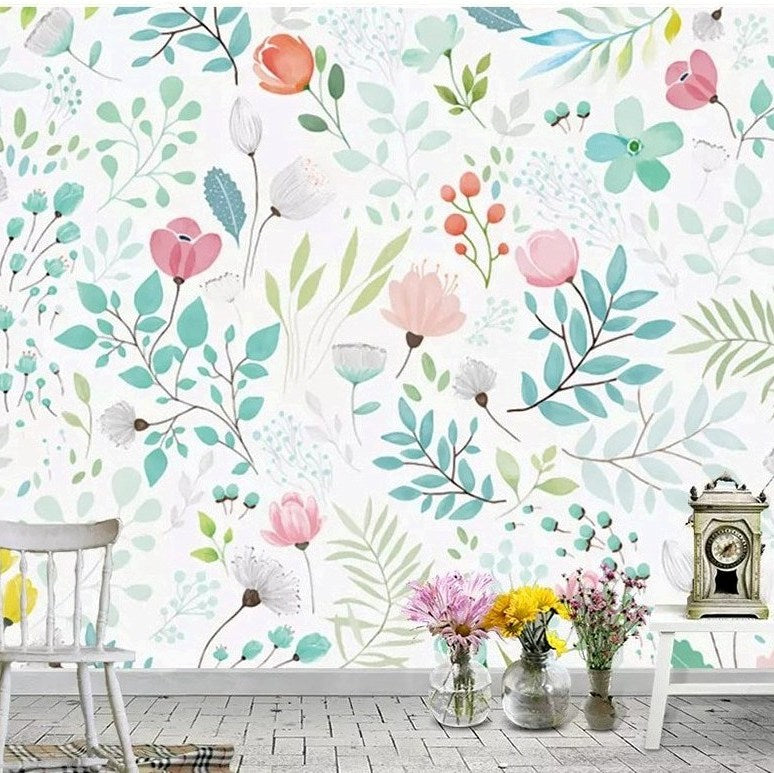 Botanical Floral Variance Wall Mural (SqM)