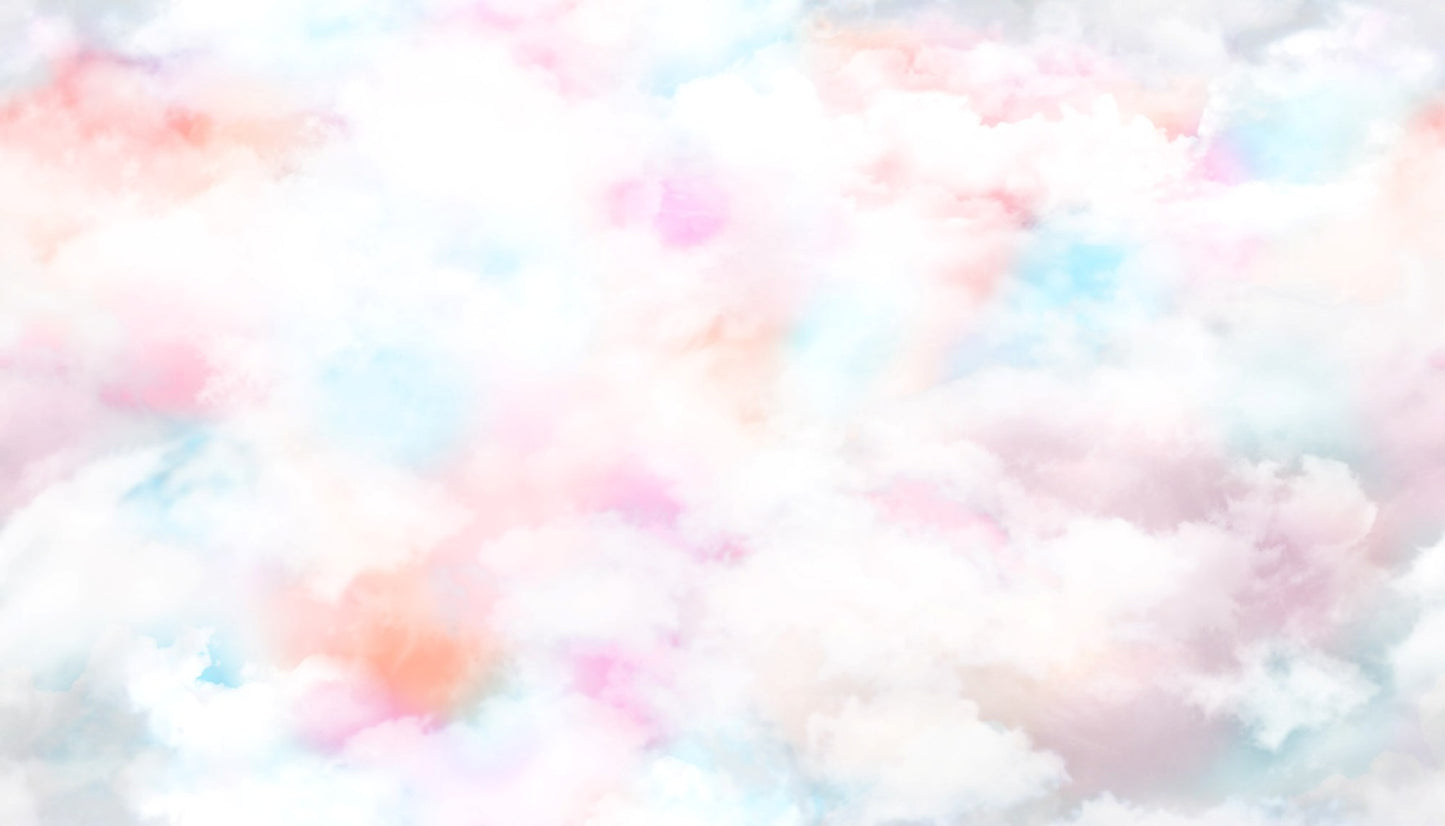 Coral Clouds Mural Wallpaper (SqM)