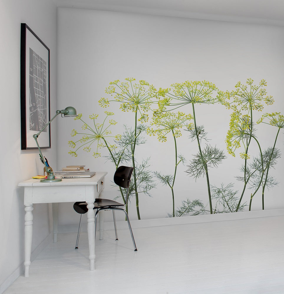 Crown of Dill Botanicals Mural Wallpaper (SqM)