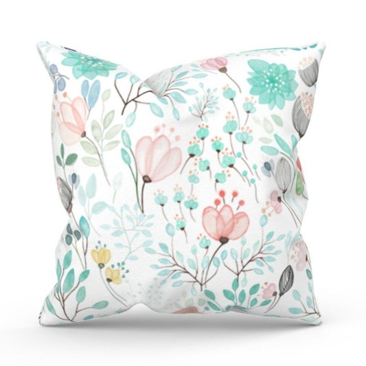 Botanical Floral Tale Cushion Cover