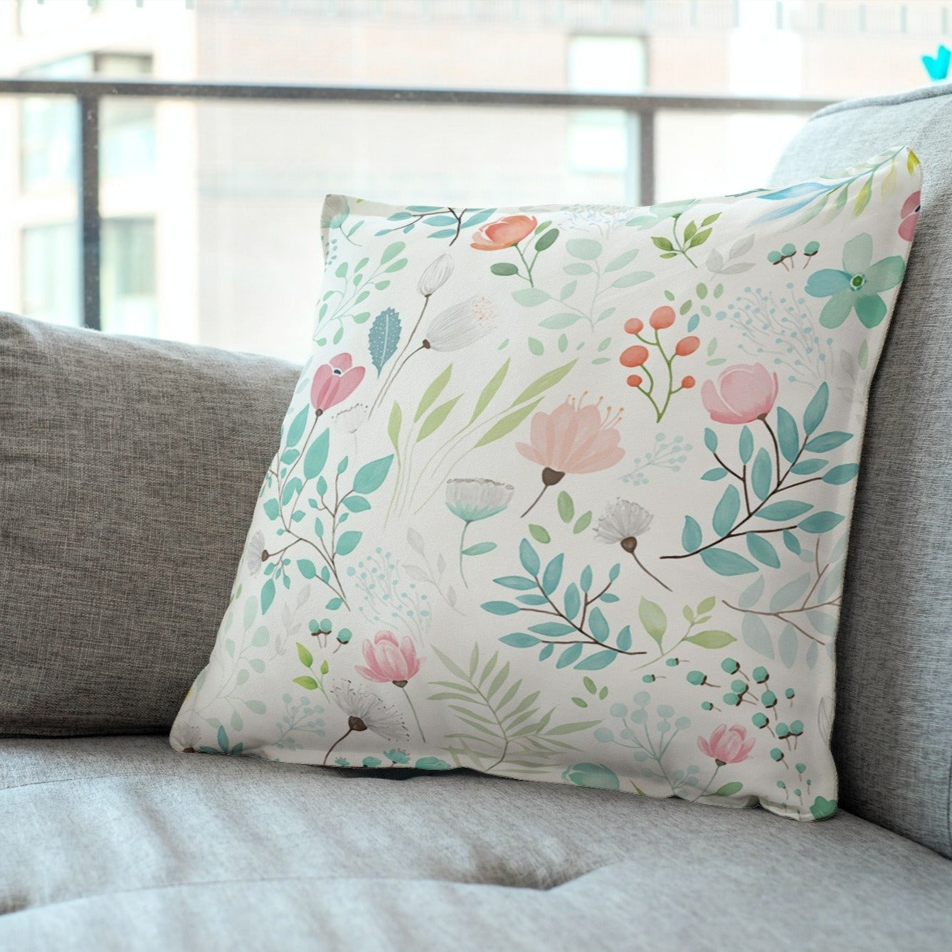 Botanical Variance Floral Cushion Cover