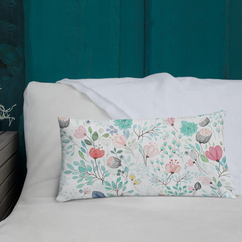 Botanical Floral Tale Cushion Cover