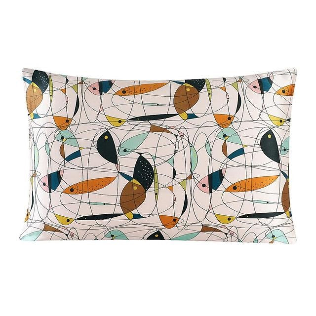 Abstract Underwater Mulberry Silk Pillowcase