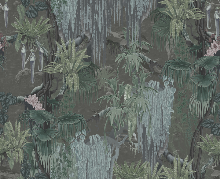 Mauritius Dusk Jungle Mural Wallpaper (SqM)