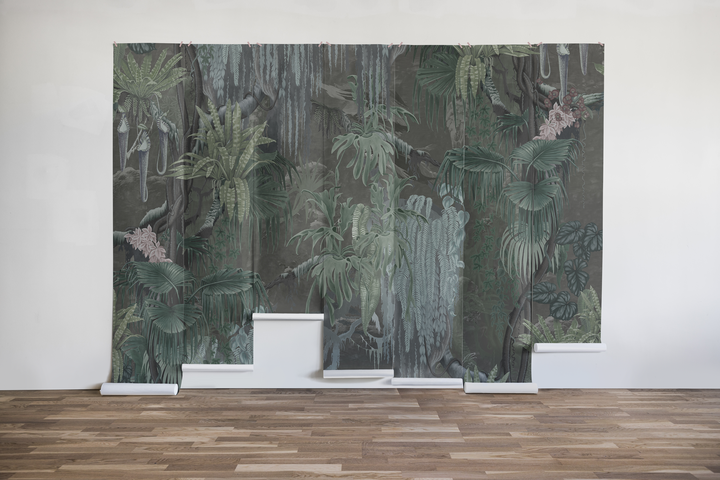 Mauritius Dusk Jungle Mural Wallpaper (SqM)