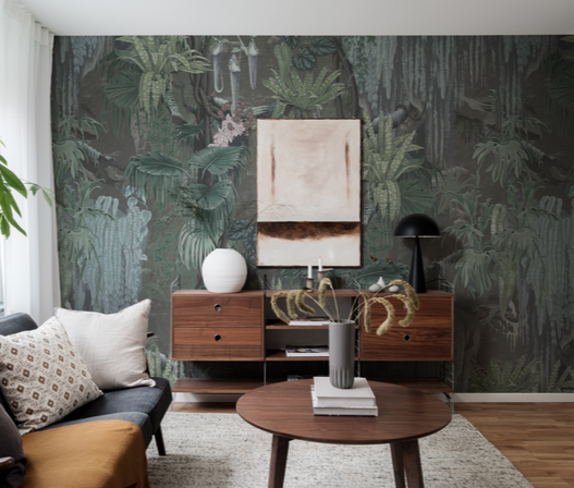 Mauritius Dusk Jungle Mural Wallpaper (SqM)