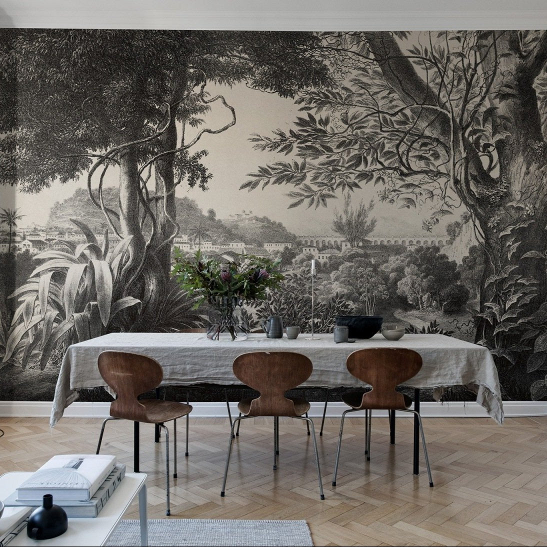 Mirage View Landscape Mural Wallpaper (SqM)