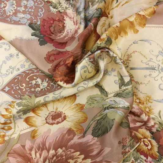 Vintage Living Natural Silk Cushion Cover