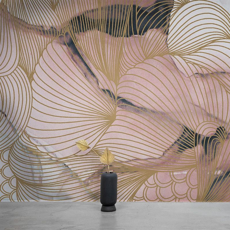 Opulence Pink Marble Mural Wallpaper (SqM)