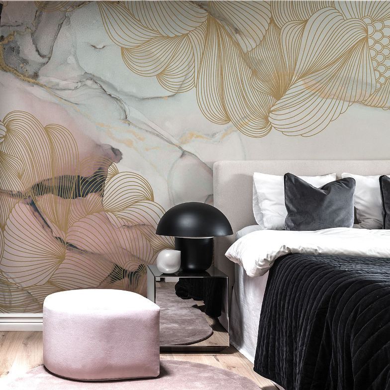 Opulence Pink Marble Mural Wallpaper (SqM)