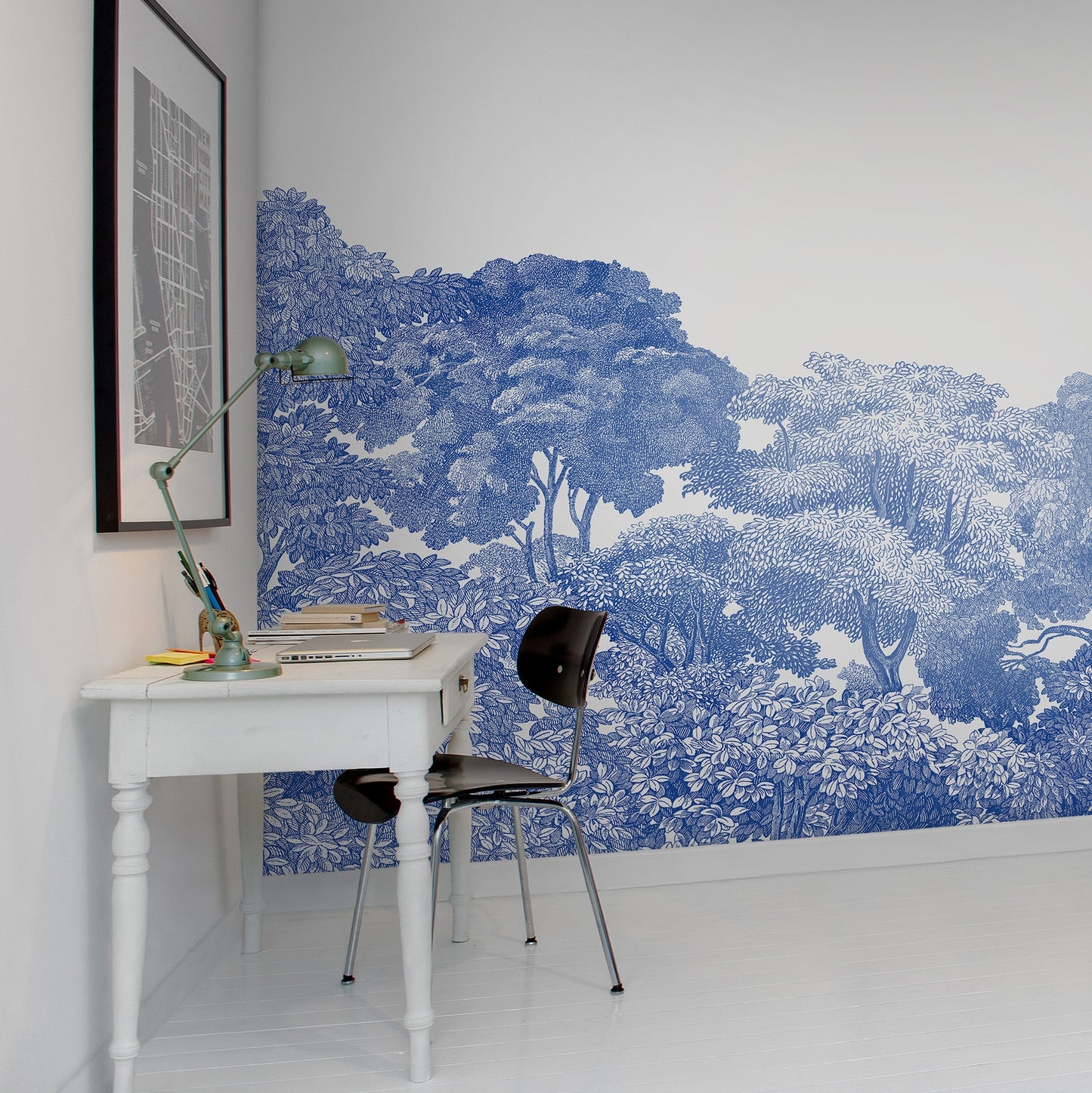 Bellewood Porcelain Forest Mural Wallpaper (SqM)