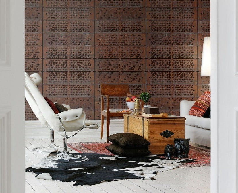 Punch Cards Mural Wallpaper (SqM)