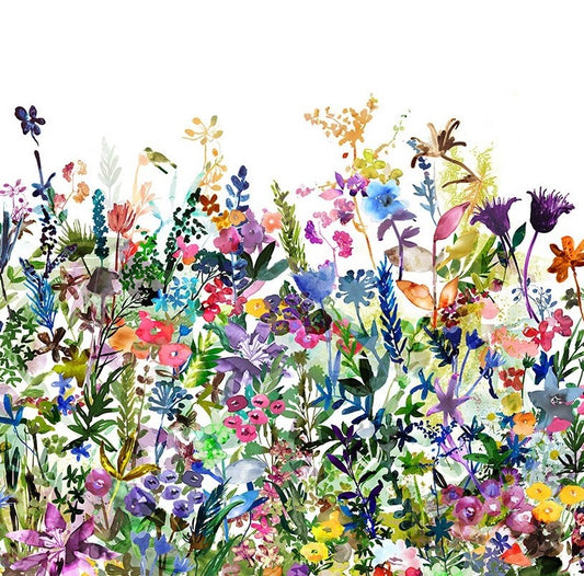 Spring Flowers Mural Wallpaper (SqM)