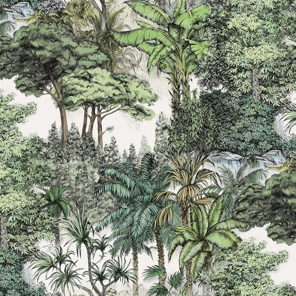 Tropical Jungle Lush Mural Wallpaper (SqM)