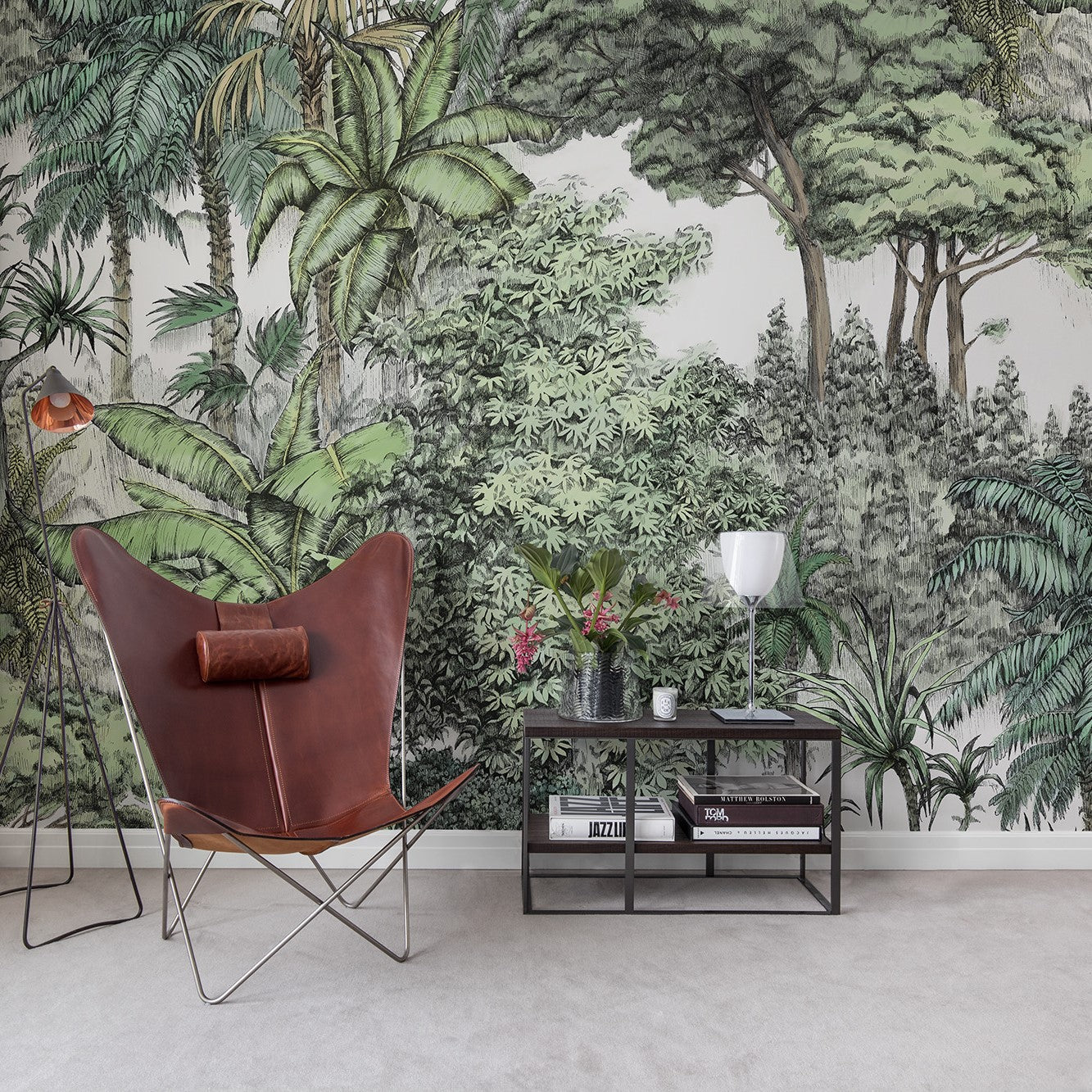 Tropical Jungle Lush Mural Wallpaper (SqM)