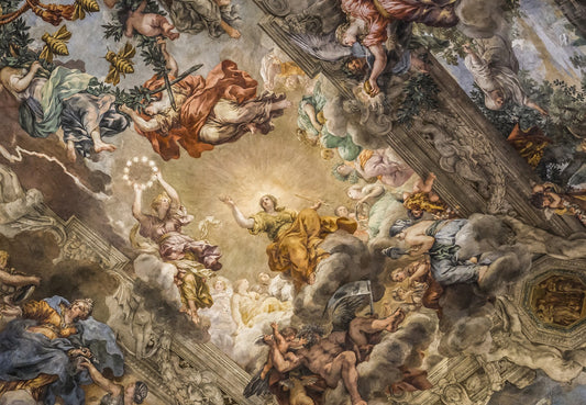 Baroque Fresco Mural Wallpaper (SqM)