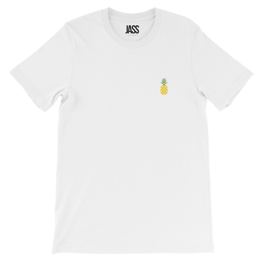 JASS Pineapple Embroidery T-Shirt | White