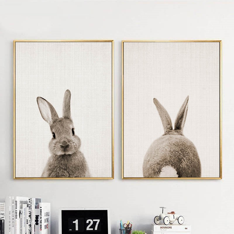 Rabbit Bunny Tail Canvas