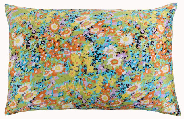 Floral Pattern Mulberry Silk Pillowcase