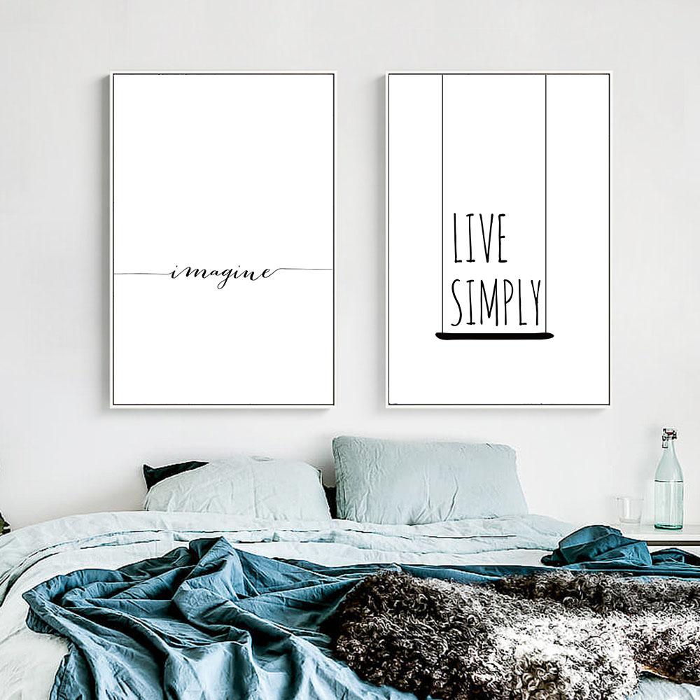 Live Simply Minimalist Wall Decor