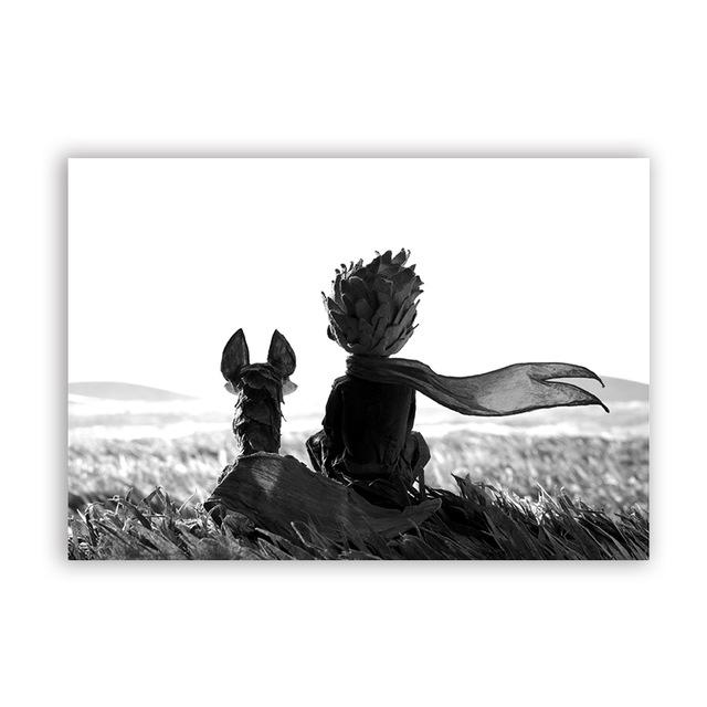 The Little Prince & Fox Canvas Art Print