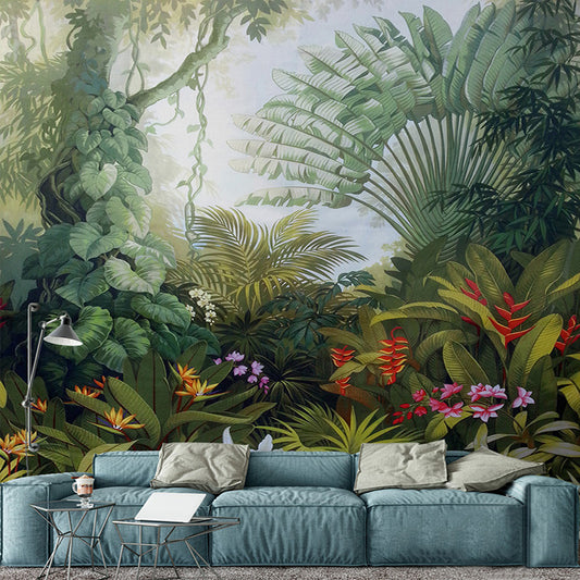 Luxuriant Garden Mural Wallpaper (SqM)