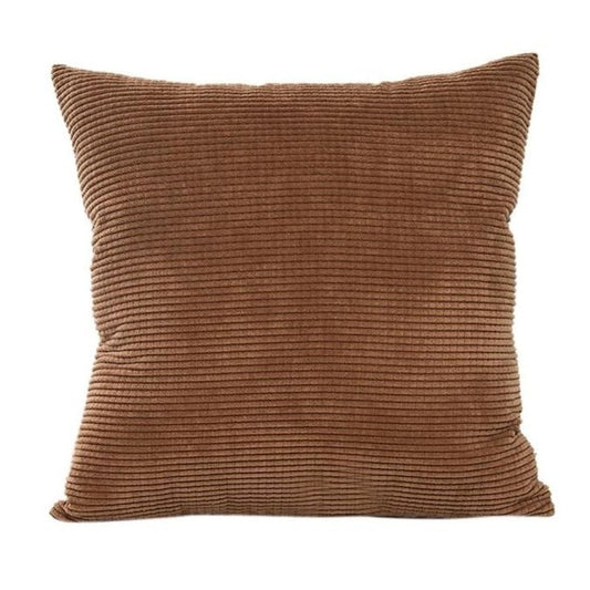 Brown Corduroy Cushion Cover