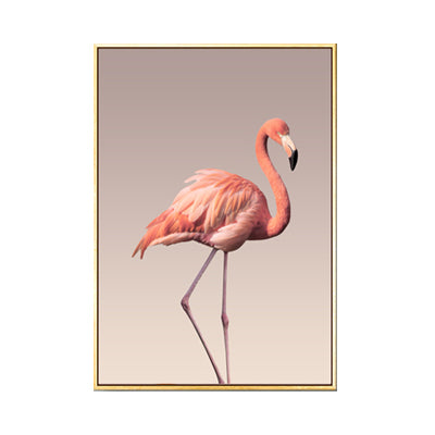 Pink Dreams - Flowers & Flamingo